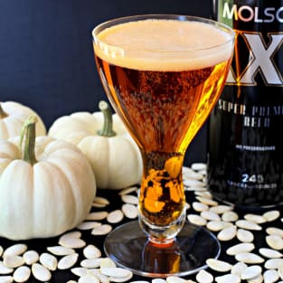 Pumpkin beer cocktail photo