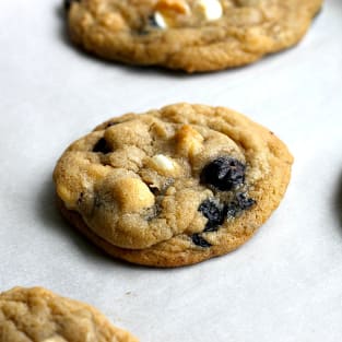 Blueberry and cream cookies photo