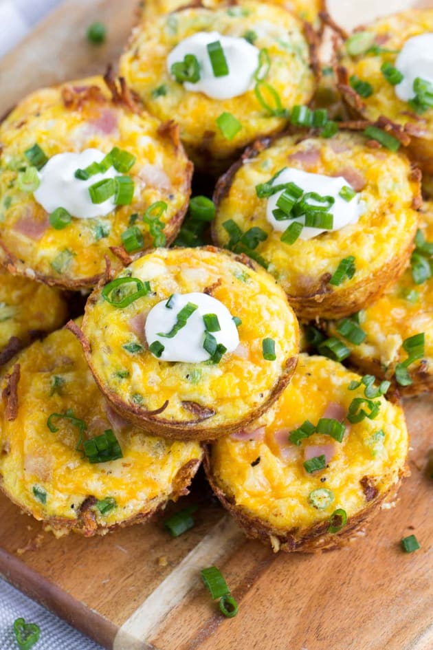 Leftover Easter Ham Breakfast Egg Nests Recipe Photo by Freutcake