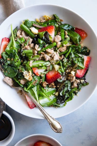 File 4 Strawberry Balsamic Paleo Cauliflower Rice Ground Turkey Skillet