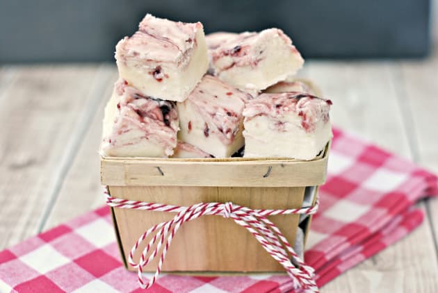 White Chocolate Raspberry Swirl Fudge Recipe Food Fanatic 