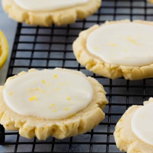 Lemon sugar cookies photo