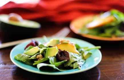 Spinach Stone Fruit Salad: Summer's Best Fruit Made Dinner
