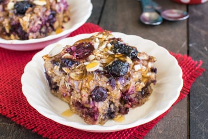 Almond Berry Baked Oatmeal