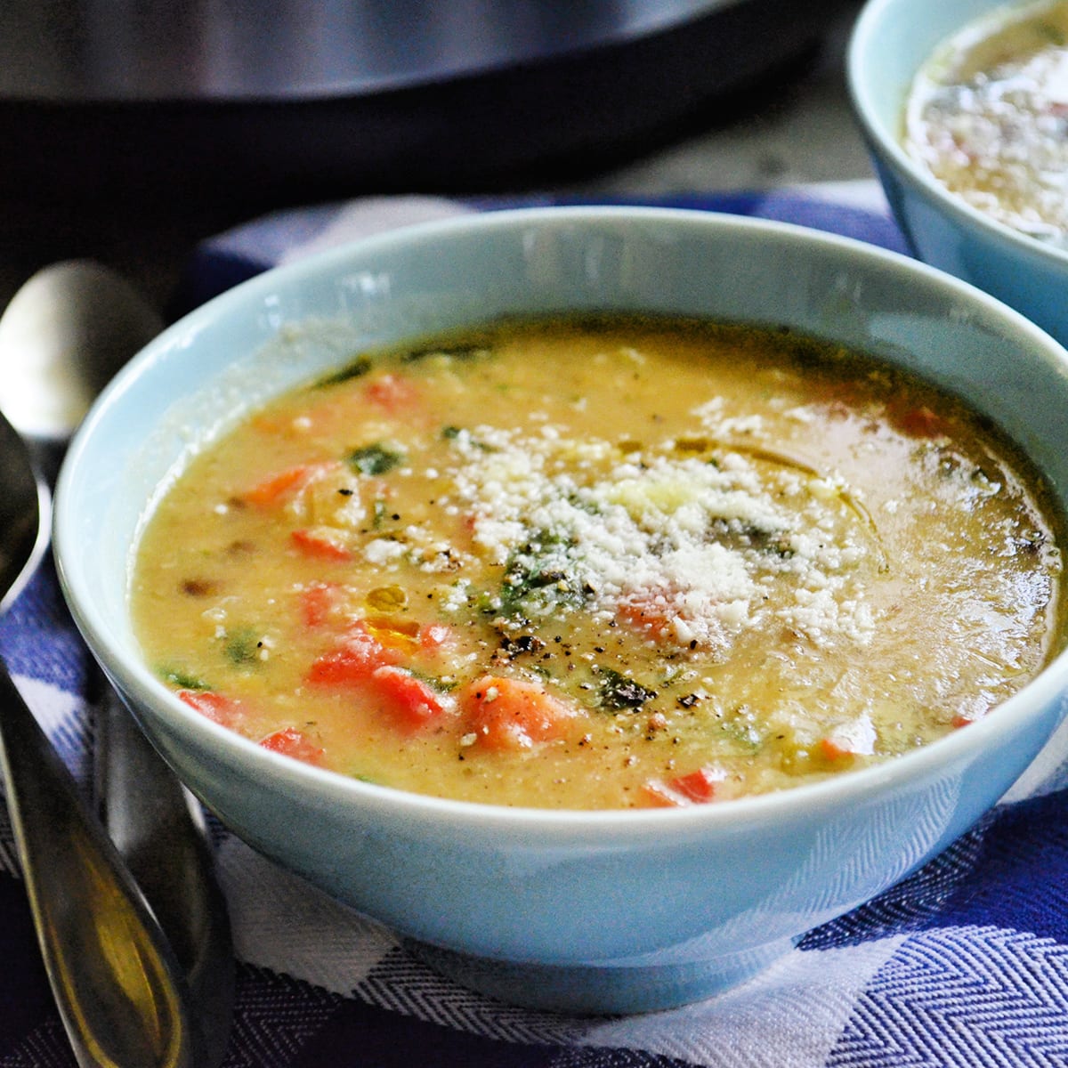 Italian lentil soup shop instant pot