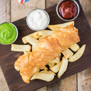 British fish and chips photo