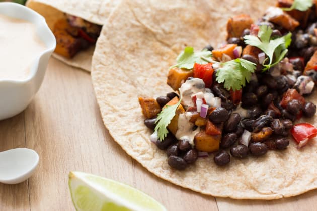 Sweet Potato and Black Bean Tacos Photo