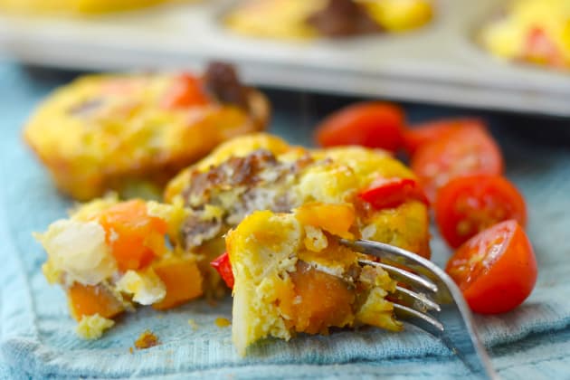 Gluten Free Sweet Potato & Sausage Egg Cups Image