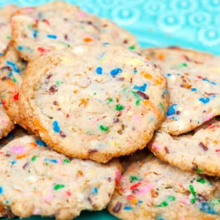 Frosted flake funfetti cookies photo