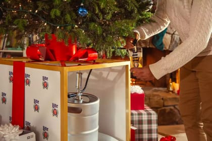 Miller Lite is Releasing Christmas Tree Keg Stands and We Can Barley Wait
