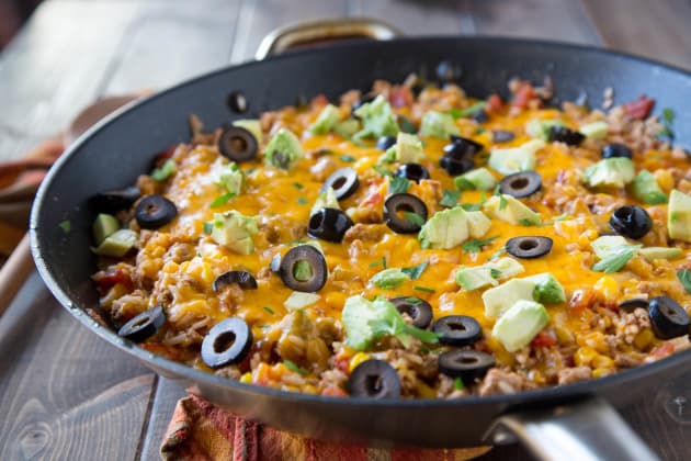 Mexican Rice Skillet Recipe - Food Fanatic