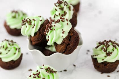 Mint Chocolate Brownie Bites Recipe