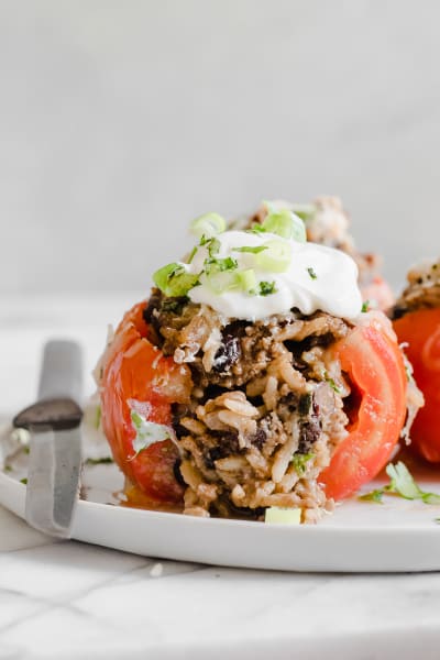 File 4 - Black Beans and Rice Stuffed Tomatoes