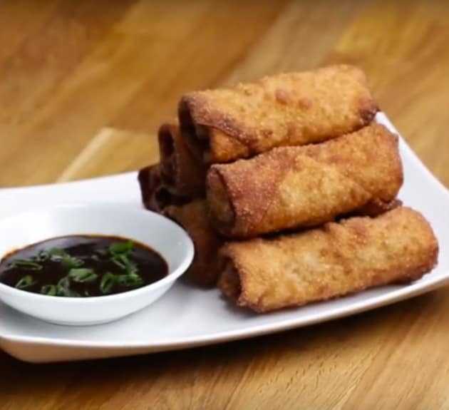 Chicken Vegetable Spring Rolls