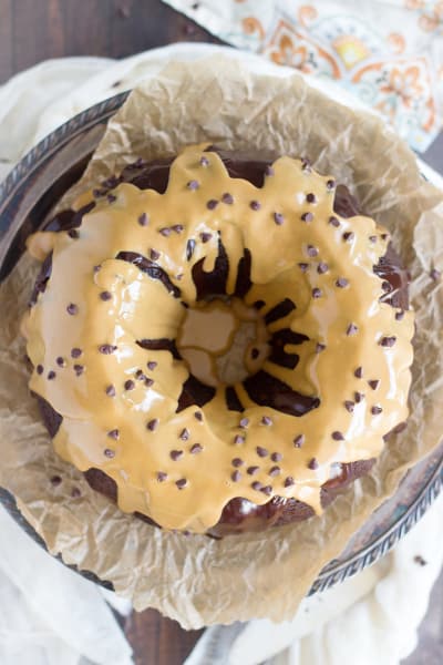 In defense of smaller Bundts: Dark Chocolate Bundt with Peanut