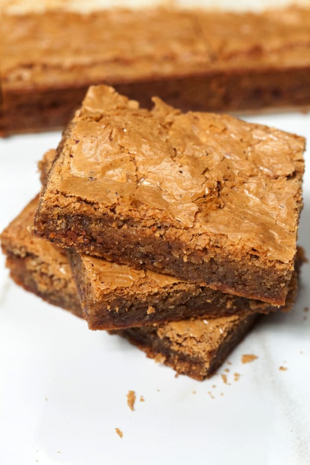 Brown Butter Blondies with Toffee and Hazelnut Picture