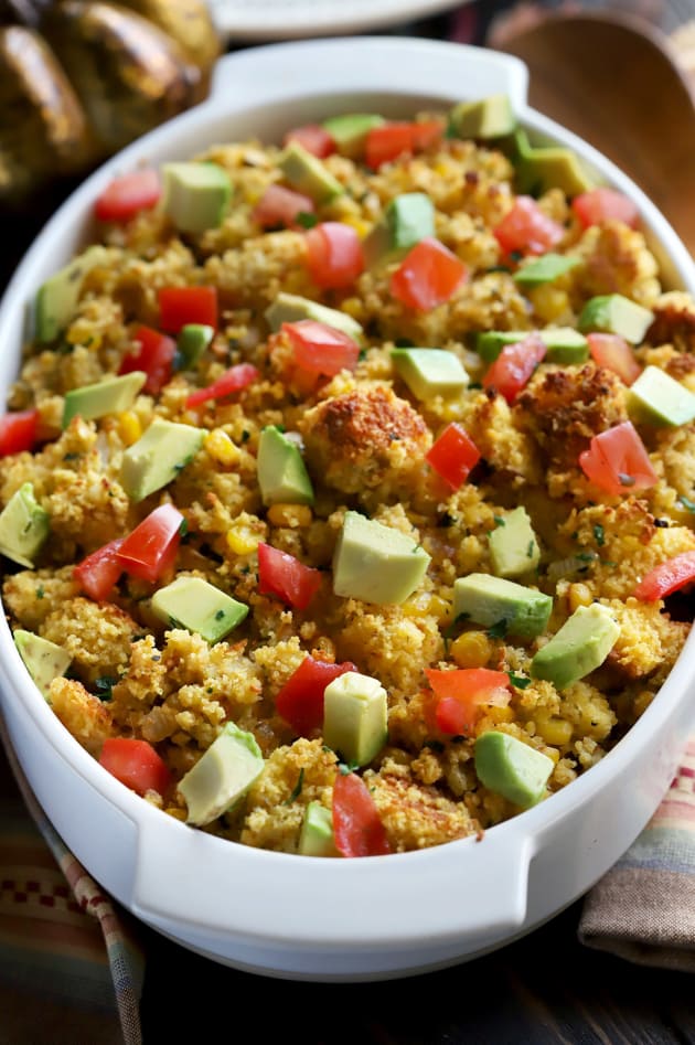 Green Chile Cornbread Stuffing Recipe - Food Fanatic