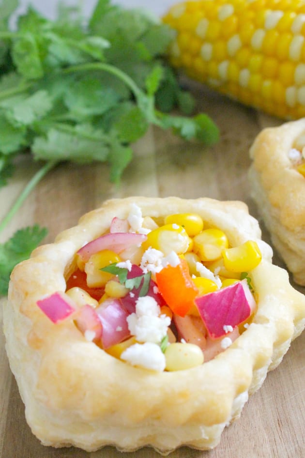 Mexican Corn Pastry Cups Image - Food Fanatic