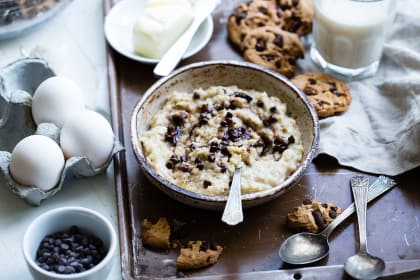 Cookie Dough Protein Oatmeal