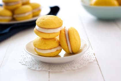 Lemon Ricotta Sandwich Cookies 