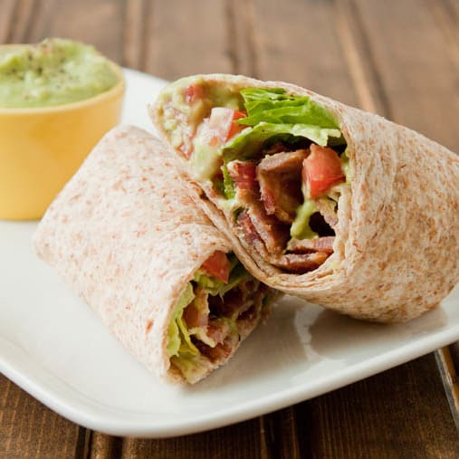 BLT Wrap Sandwiches Recipe