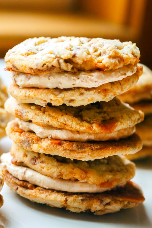 Butterfinger Cookie Sandwiches Picture