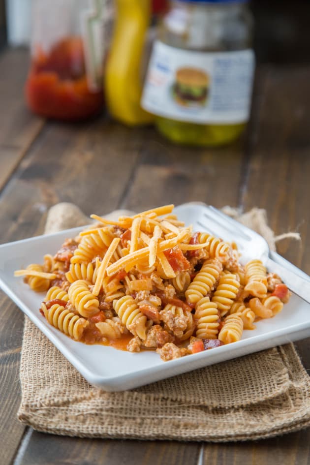 Bacon Cheeseburger Pasta Skillet Image