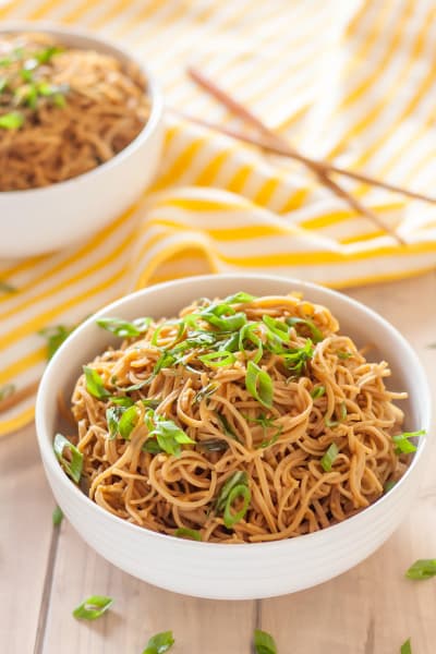 Gluten Free Sticky Garlic Noodles Picture