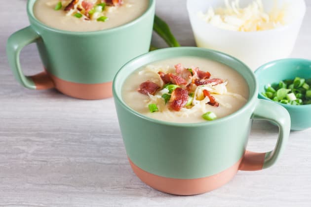Lighter Loaded Baked Potato Soup Photo
