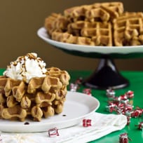 Gingerbread Waffles • Food Folks and Fun