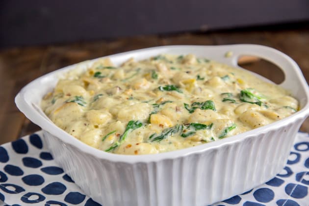 Spinach Artichoke Gnocchi Recipe - Food Fanatic