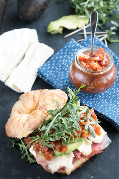 File 5 Avocado Prosciutto Brie Sandwiches