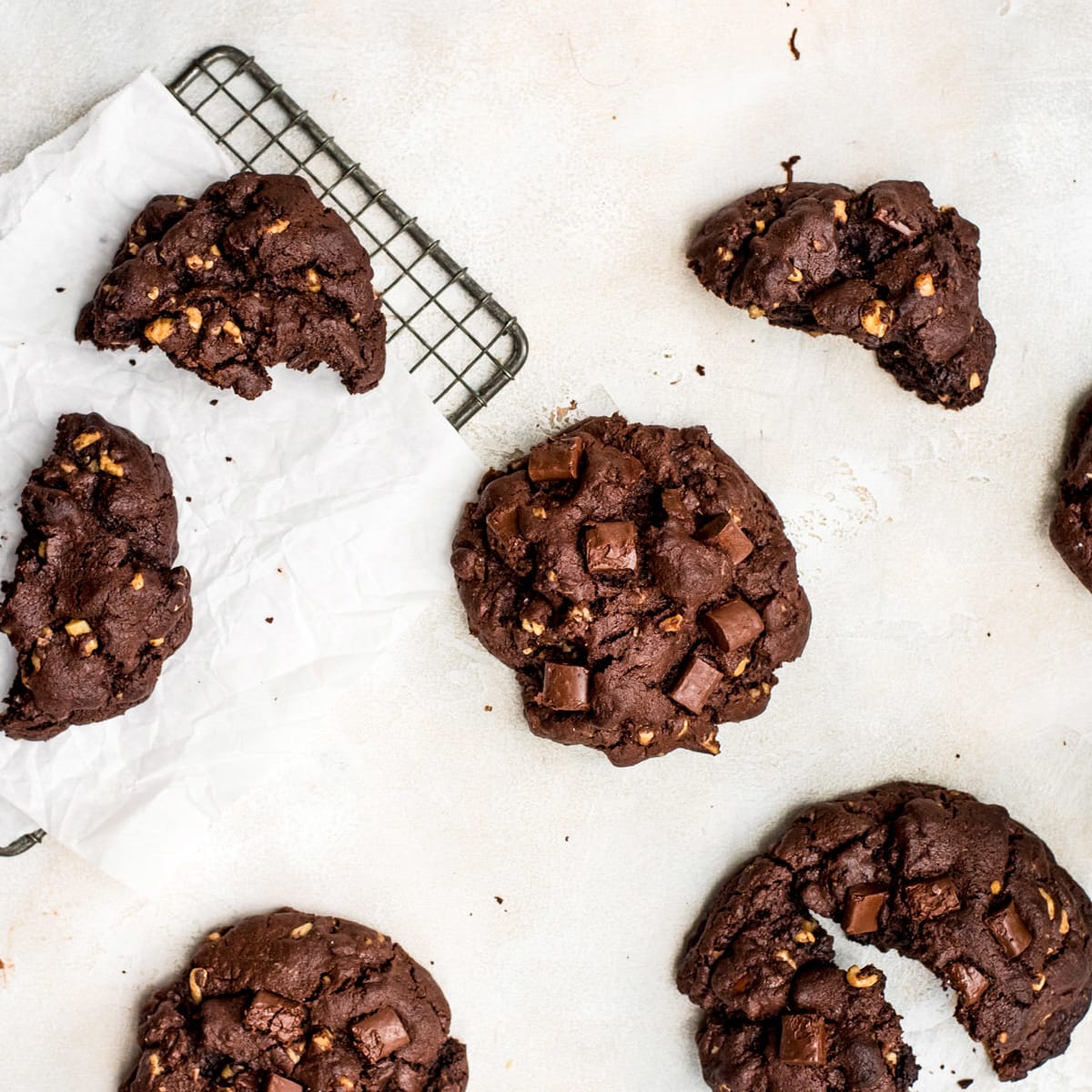 Double on sale chocolate cookies