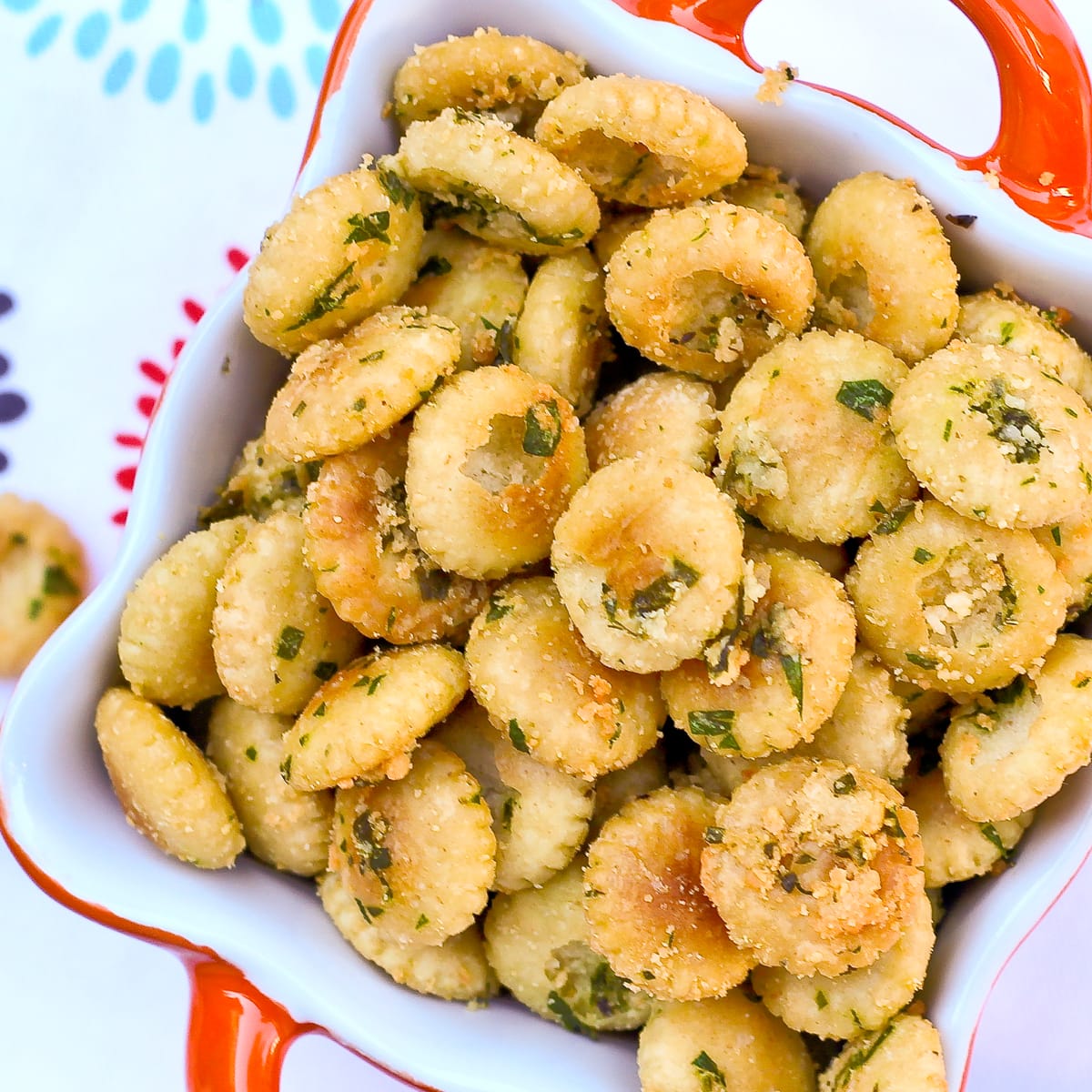 Seasoned Oyster Crackers Recipe With Video Rachel Cooks