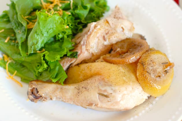 Slow Cooker Lemon Pepper Chicken Image