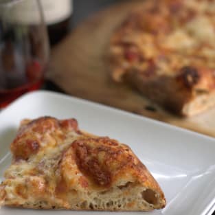Homemade pizza crust