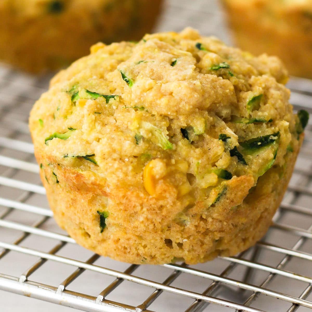 Cornbread Zucchini Muffins Recipe