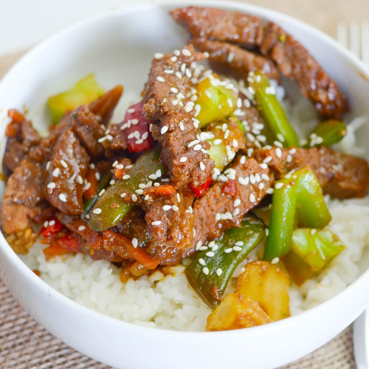 Beef Teriyaki Bowls Recipe Food Fanatic