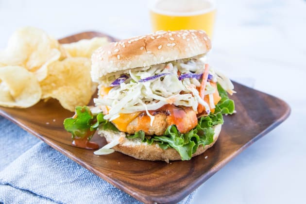 Buffalo Chicken Burger Photo