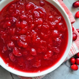 Instant pot cranberry sauce photo