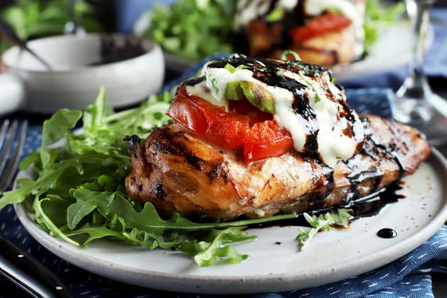 Grilled Caprese Avocado Chicken Photo