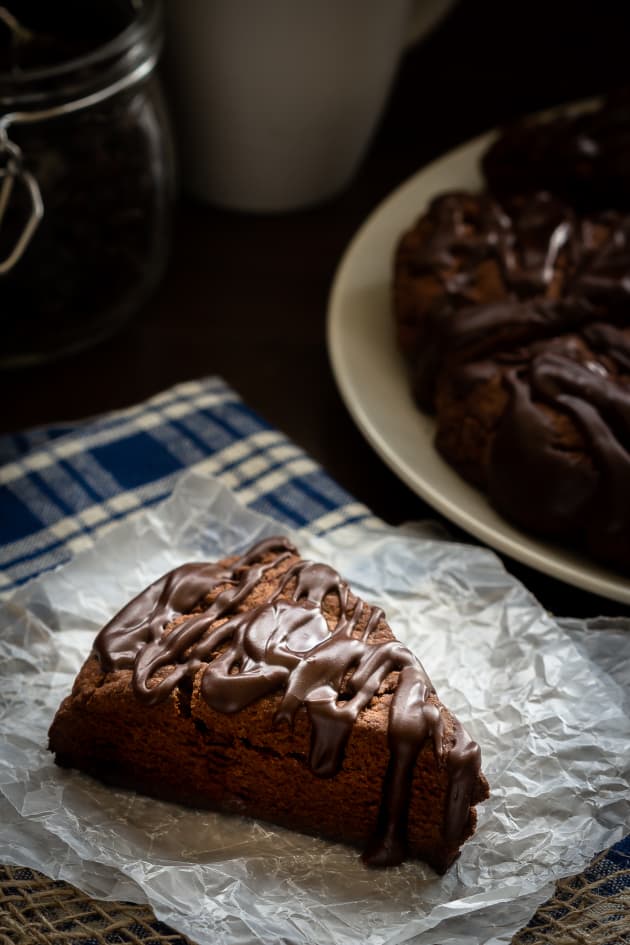 Double Chocolate Scones Pic Food Fanatic