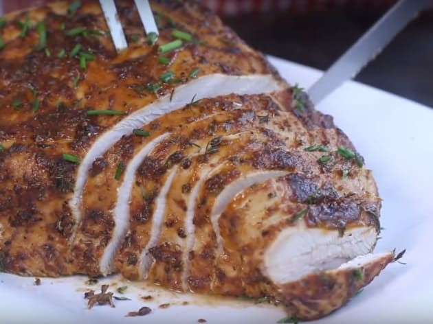Sliced Roasted Turkey Breast