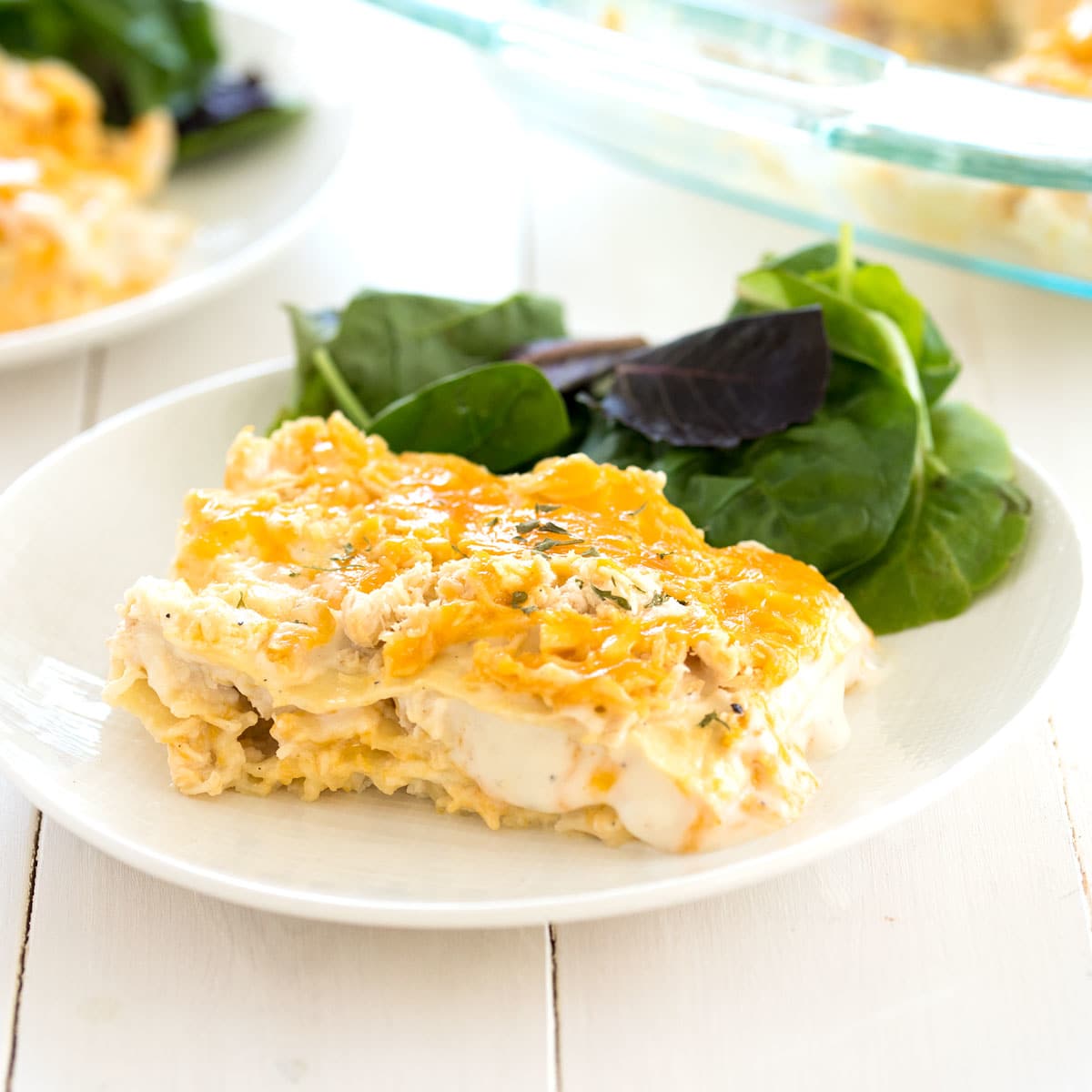 White Chicken Lasagna Recipe Food Fanatic You'll love this amazing quick chicken dinner with rotisserie chicken and no boil wait until you try the best healthy easy chicken lasagna recipe ever! white chicken lasagna recipe