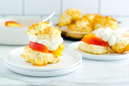 Gluten Free Peach Shortcake Recipe