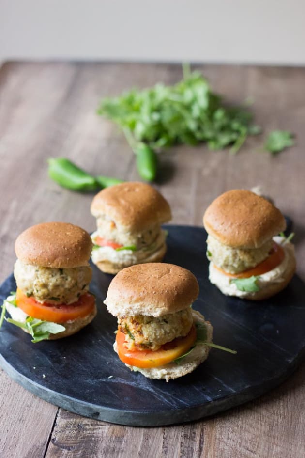 Chicken Meatball Sliders Image