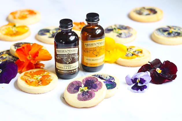File 3 - Orange Cookies with Edible Flowers