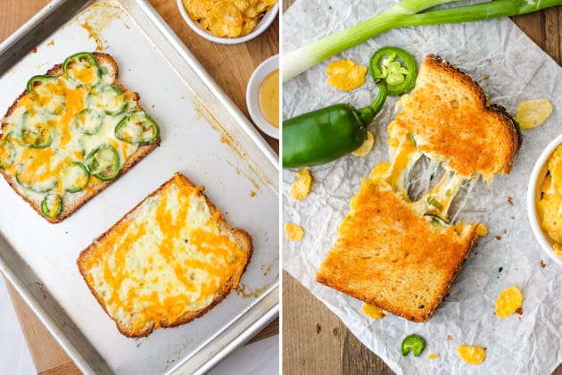 Toaster Oven Jalapeño Popper Grilled Cheese Recipe - Food Fanatic