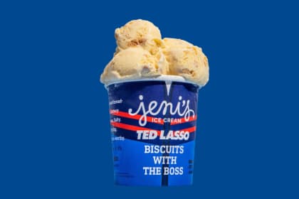 Jeni’s Ice Creams Dropping New Flavor with Ted Lasso 'Biscuits With the Boss’ Before Season 3 Premiere