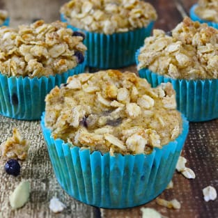 Blueberry jicama muffins photo